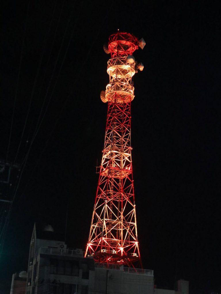 福島市　東北電力ネットワーク株式会社　無線鉄塔